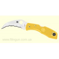 Нож Spyderco Tasman Salt Yellow FRN C106SYL