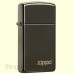 Зажигалка Zippo 28123 ZL Slim Ebony