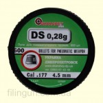 Пули для пневматического оружия Скарабей DS-0.28 g (600 шт.)