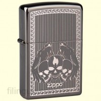 Зажигалка Zippo 28678 Iced Skulls