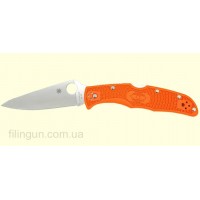 Нож Spyderco Endura 4 Flat Ground FRN Orange C10FPOR