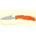 Нож Spyderco Endura 4 Flat Ground FRN Orange C10FPOR