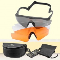 Окуляри тактичні Revision Sawfly Max Wrap Dlx Large матово-червоні