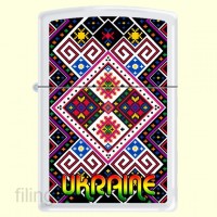 Зажигалка Zippo 214 UP/1 Ukraine Pattern Зажигалка Zippo 214 UP/1 Ukraine Pattern