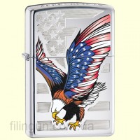 Зажигалка Zippo 28449 Eagle Flag
