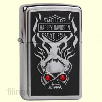 Зажигалка Zippo 28267 Harley Davidson HD Skull