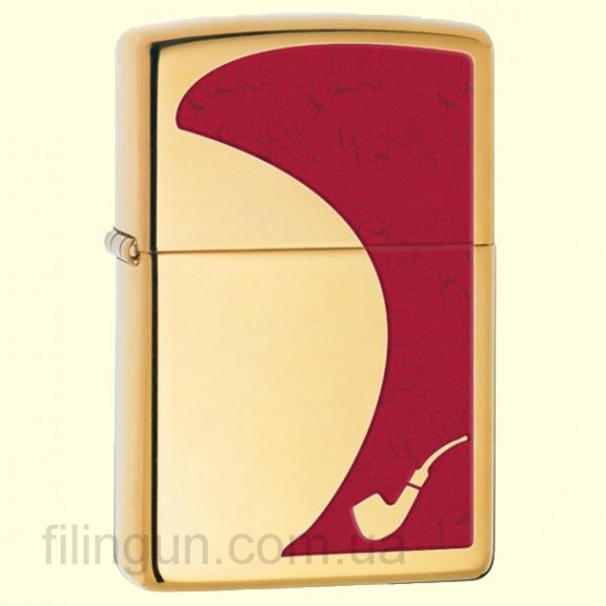 Зажигалка Zippo 28322 Pipe Brass & Red