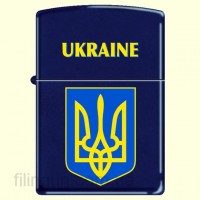 Зажигалка Zippo 239 UC Ukraine Coat of Arms 1