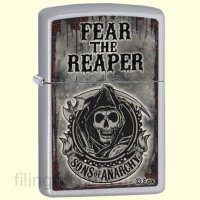 Зажигалка Zippo 28502 Sons of Anarchy Fear The Reaper