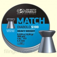 Пули для пневматического оружия JSB Diabolo Match S100 4.51