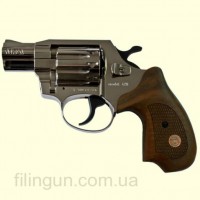 Револьвер под патрон Флобера Alfa мод 420 Compact (никель, дерево)