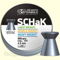 Пули для пневматических винтовок JSB Diabolo SCHaK 4.52