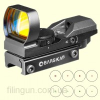 Коллиматорный прицел Barska Multi Reticle 1x (Red/Green)