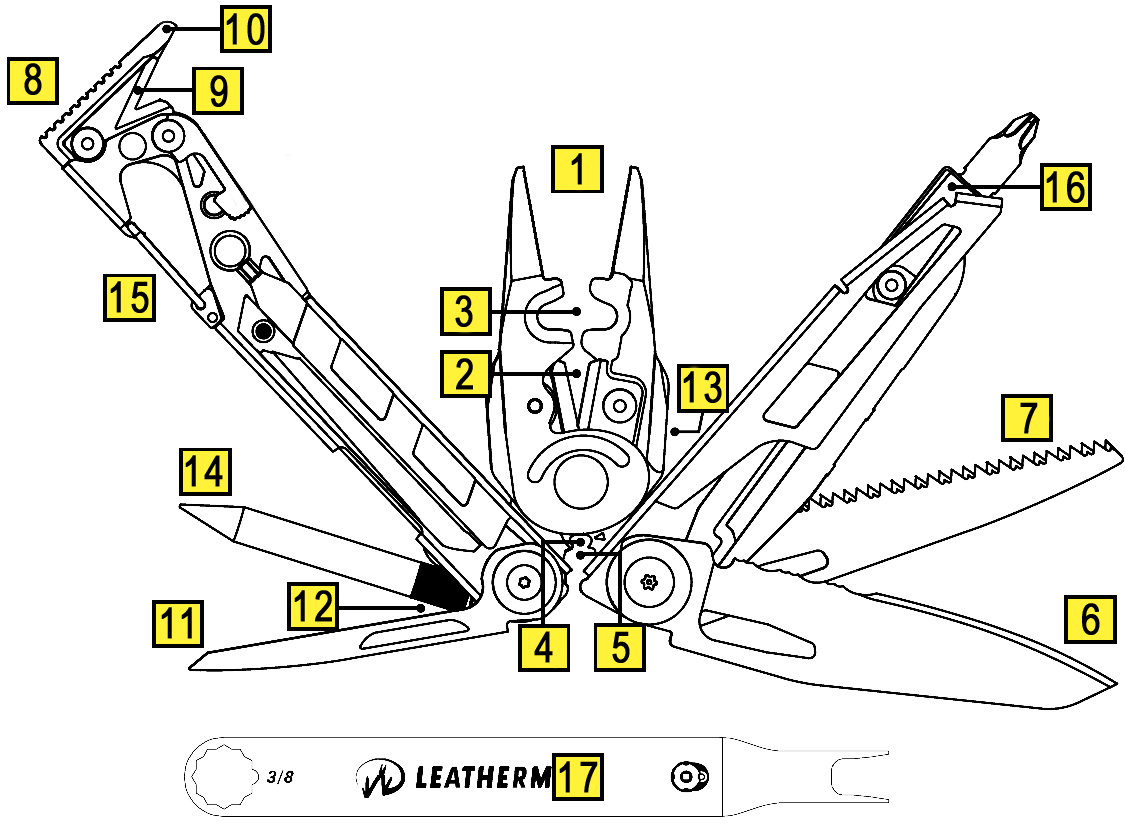 Мультитул LEATHERMAN MUT EOD